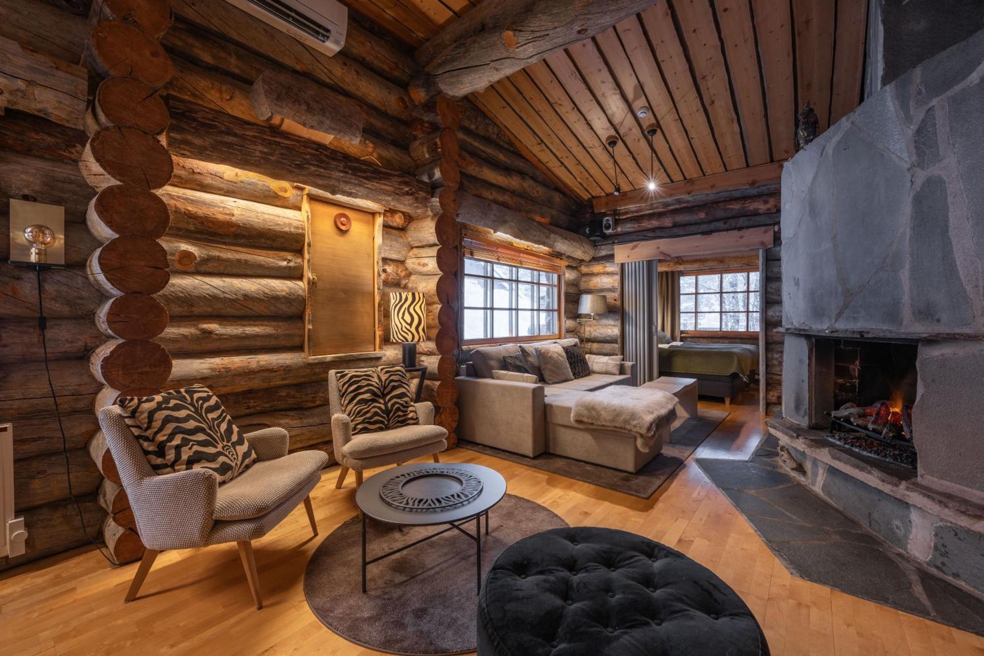 Kuukkeli Log Houses Teerenpesae - Premium Suite A48 Saariselka Exterior foto