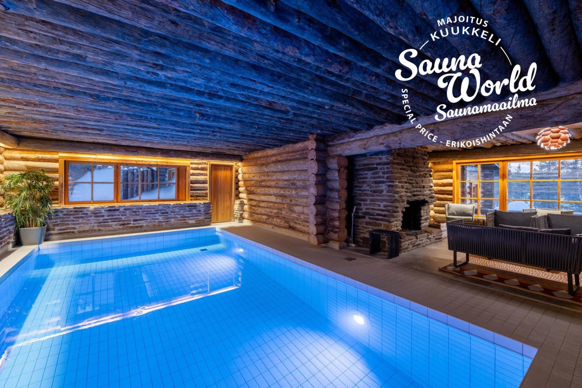 Kuukkeli Log Houses Teerenpesae - Premium Suite A48 Saariselka Exterior foto