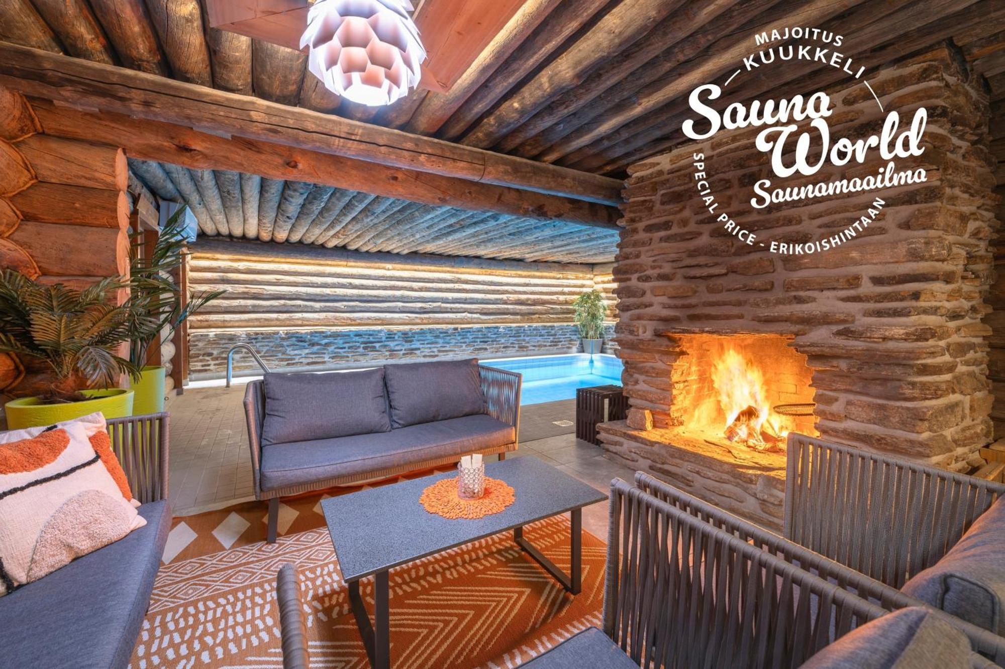 Kuukkeli Log Houses Teerenpesae - Premium Suite A48 Saariselka Exterior foto